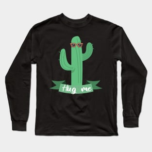 Cactus hug me Long Sleeve T-Shirt